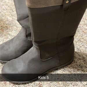 Stylish Kids' Gray Boots